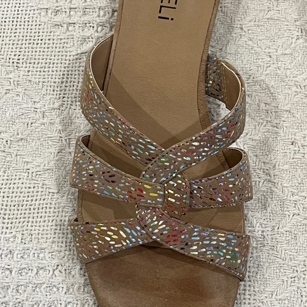 Vaneli Barto Taupe Multi Mosa Sandals - Picture 6 of 6